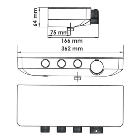 Душевой комплект WasserKraft A7499.090.116.010.127.011 Thermo