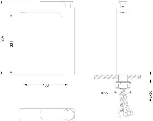 Смеситель для раковины Timo Torne 4311/00F chrome