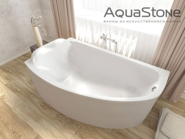 Ванна из искусственного камня на ножках Aqua Stone Верона 177