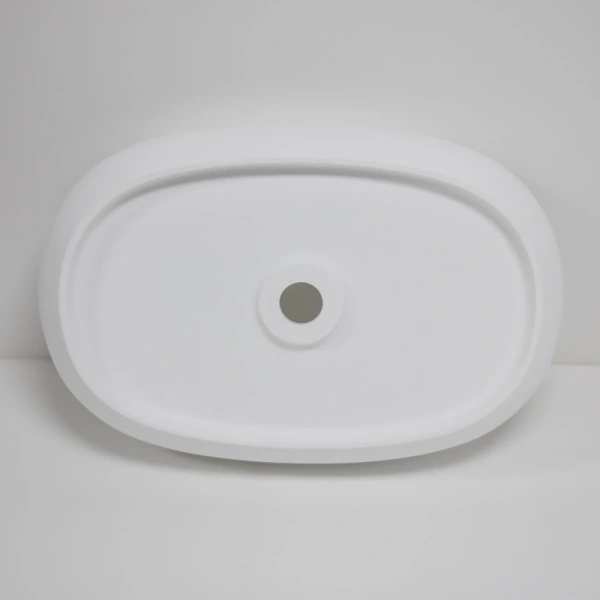Раковина накладная Abber Stein AS2632 белая матовая