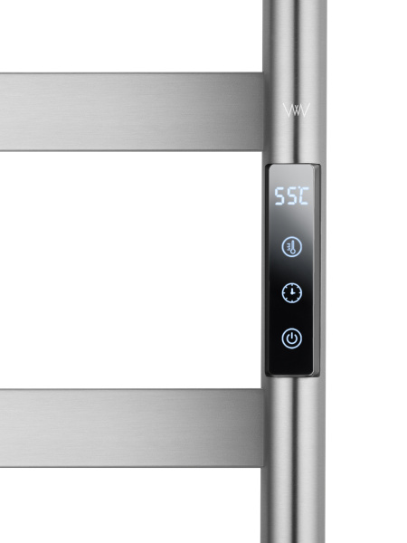 Полотенцесушитель электрический WONZON & WOGHAND DÜSSELDORF, брашированный никель WW-A204-BR Полотенцесушитель электрический WONZON & WOGHAND DÜSSELDORF, брашированный никель WW-A204-BR