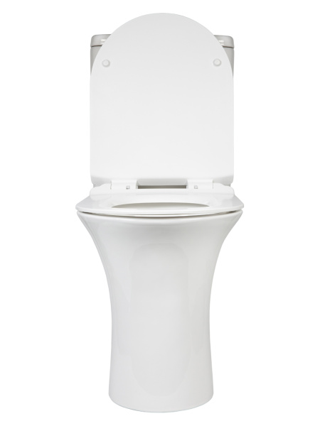 Унитаз-компакт Agger AT01000 безободковый, сиденье с микролифтом