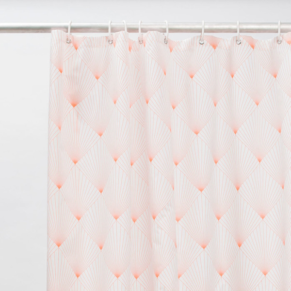 Штора для ванной комнаты IDDIS Basic B46P218i11, оранжевый