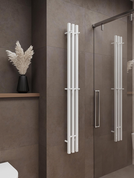 Электрический полотенцесушитель (160х15,6) Terminus TRES 4670078575517 белый матовый