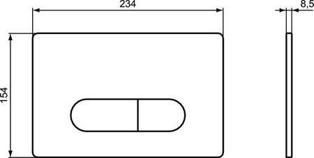 Комплект 4 в 1 Ideal Standard Tesi V03551D