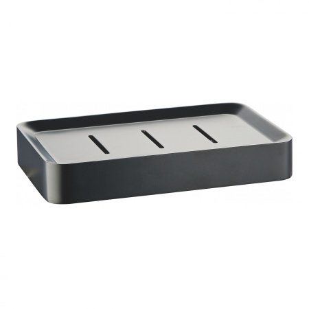 Мыльница с держателем WONZON & WOGHAND CARBON, черный WW-7732