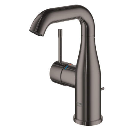 Смеситель для раковины однорычажный Grohe Essence 24173 A01 (24173A01) тёмный графит глянец