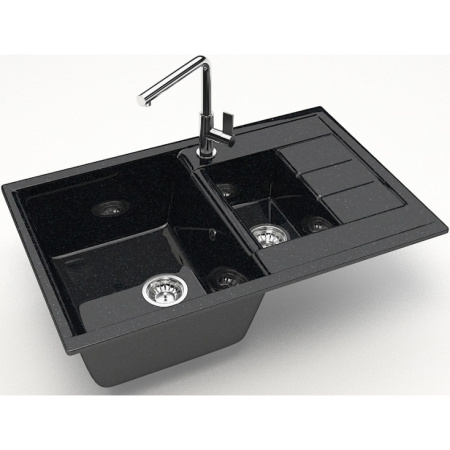 Кухонная мойка Marrbaxx Блонди Z210 Z210Q004 черный