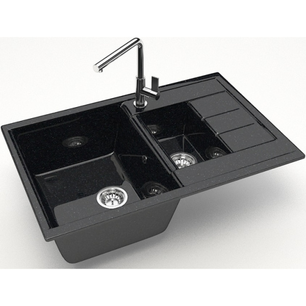 Кухонная мойка Marrbaxx Блонди Z210 Z210Q004 черный