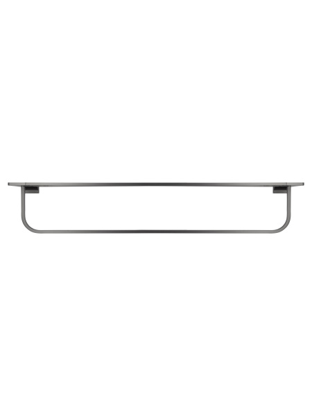 Полотенцедержатель с полкой WONZON & WOGHAND ECLIPSE, темный графит WW-9181-GM