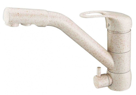 Смеситель для кухни с подключением к фильтру Zorg ZR 400 KF-12 КВАРЦ