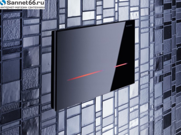 Смывная клавиша Geberit Sigma80 116.092.SG.1 черное стекло Смывная клавиша Geberit Sigma80 116.092.SG.1 черное стекло