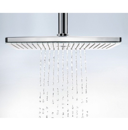 Верхний душ с кронштейном Hansgrohe Rainmaker Select 460 3jet 24007400 белый/хром