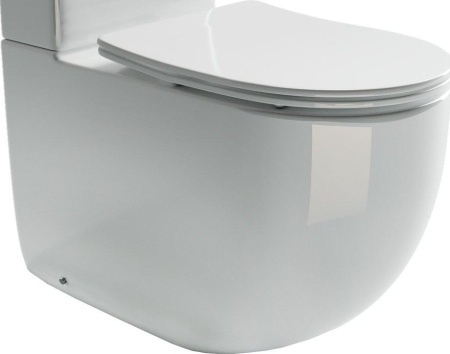 Чаша с сиденьем Ceramica Nova Metropol Rimless CN4001-B без бачка