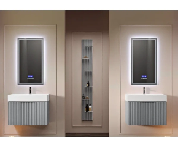 Тумба под раковину Cezares PREMIUM 55434 Plisse Grigio nuvola