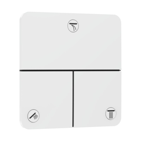 Переключатель потоков на 3 положения Hansgrohe ShowerSelect Comfort Q 15587700 белый матовый