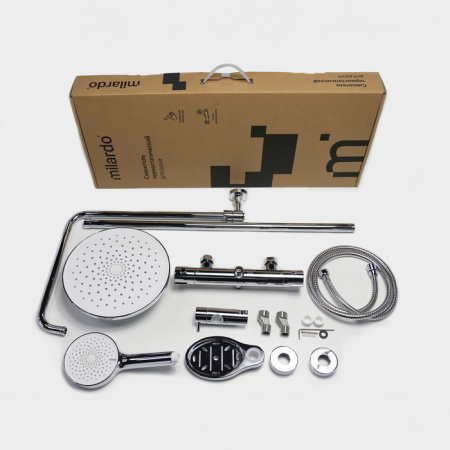 Душевая система Milardo Ideal Spa ILSSBTHM89