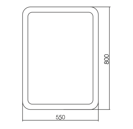 Зеркало (55х80) Silver Mirrors  Вестерн ФР-00002365