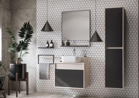 Тумба под раковину Aquaton Лофт Урбан 65 1A254001LQX60