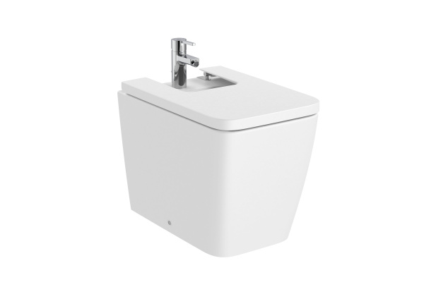 Биде напольное Roca Inspira square BTW,  357537620 белый матовый