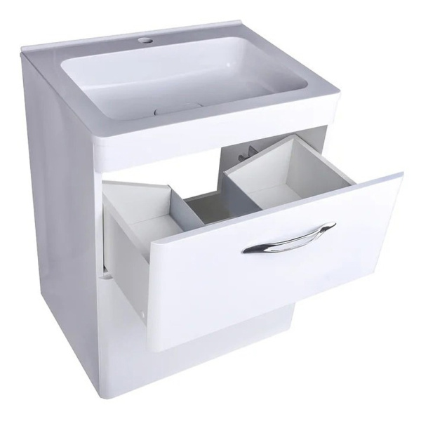 Тумба под раковину напольная Style Line Каре СС-00002265 белый