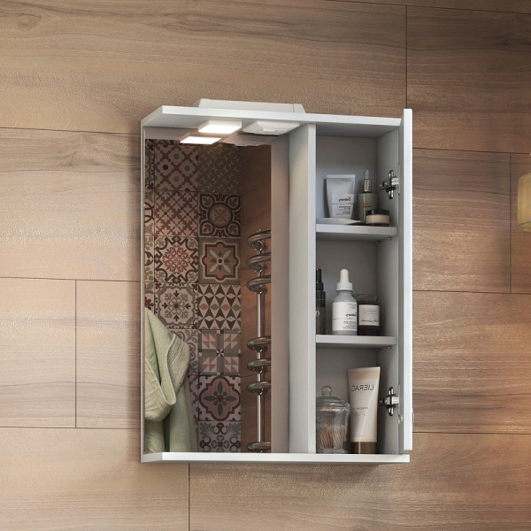 Зеркало со шкафом (50x70) Vigo Diana z.DIA.50.R.El