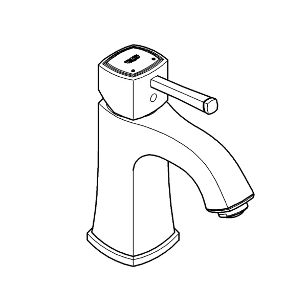 Смеситель для раковины GROHE Grandera 23310 DA0 (23310DA0) теплый закат глянец Смеситель для раковины GROHE Grandera 23310 DA0 (23310DA0) теплый закат глянец