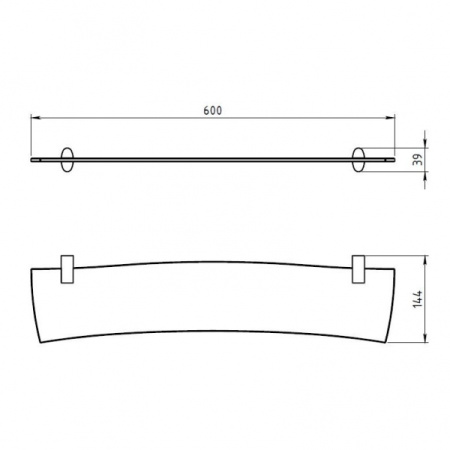 Полка Novaservis Metalia 10 0040.0