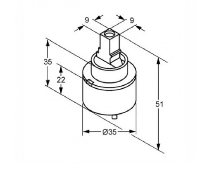 Картридж KLUDI 7560500-00