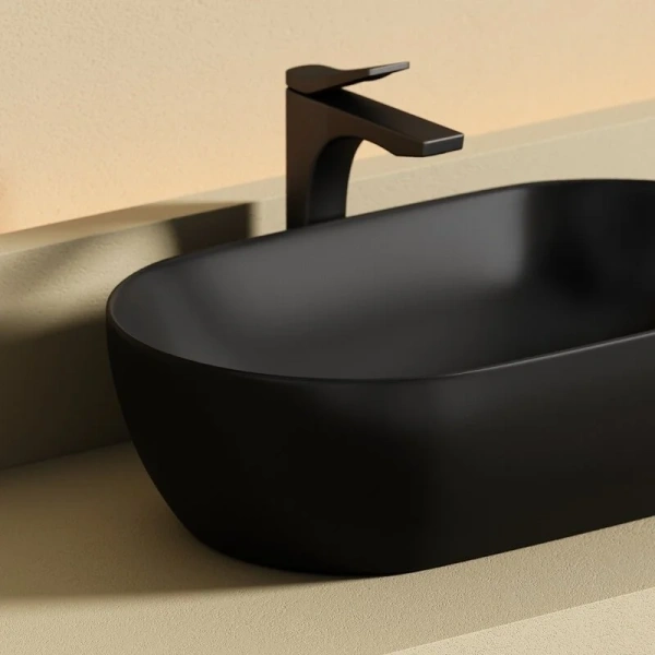 Раковина накладная (50х30) Ceramica Nova Twist CN12001MB