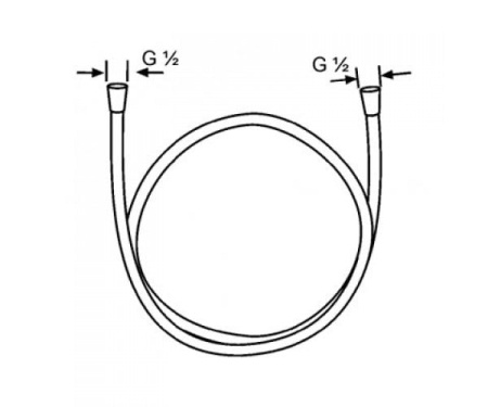 Душевой шланг Kludi Logo 6105605-00