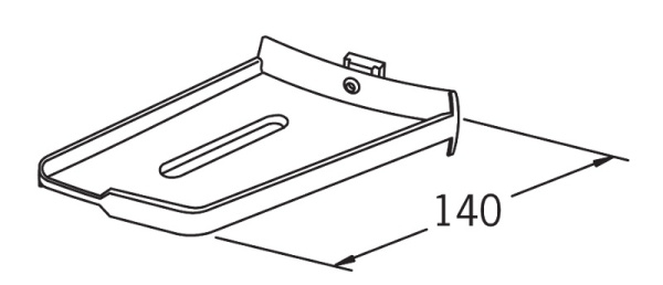 Полочка для душевых панелей Oras Electra 199880