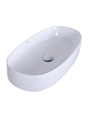 Раковина накладная (67,5х35) Orange  B07-675W белый глянец