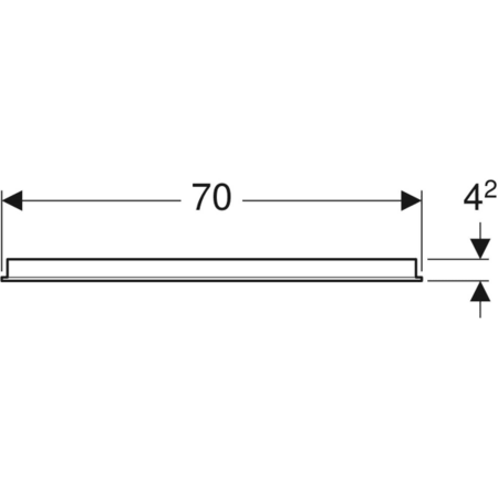 Зеркало с подсветкой GEBERIT Option Basic 500.587.00.1