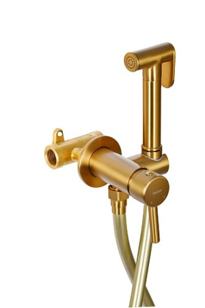 Гигиенический душ со смесителем Raiber Graceful RPG-009 золото