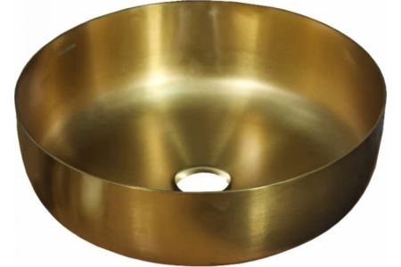 Раковина накладная (40х40) Melana Profline 400G золото