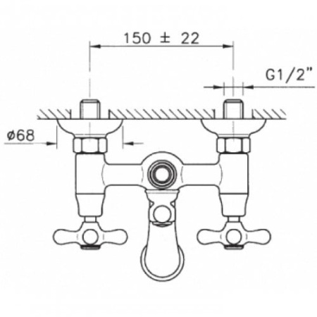 Смеситель Nicolazzi Nuova Brenta 2500BZ