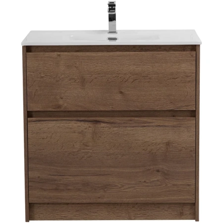Тумба под раковину BelBagno Kraft 80 KRAFT39-800/390-2C-PIA-RT Rovere Tabacco