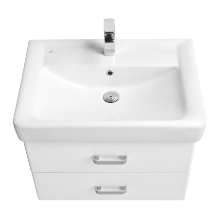 Тумба с раковиной Акватон Америна 70 1A1376K1AM010  2 ящика, белый