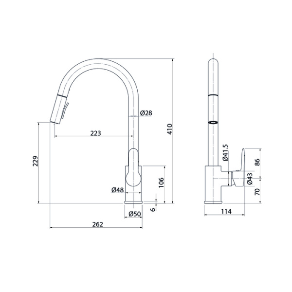 Смеситель для кухни IDDIS Cuba CUBSBP0i05