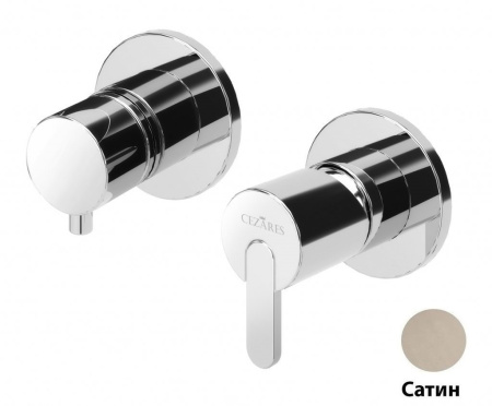Смеситель для ванны Cezares Leaf LEAF-VDIM3-ST