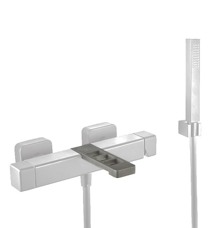Смеситель для ванны Webert One-X OX850101015, хром/сталь