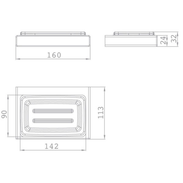 Мыльница подвесная Teka Formentera 170820200