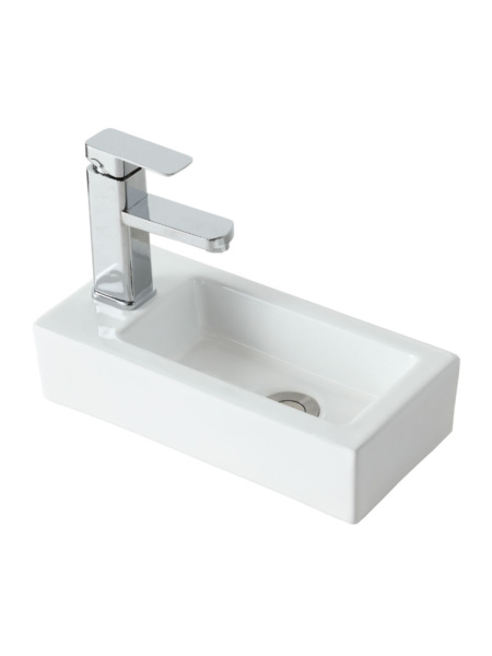 Раковина подвесная (37х18,5) Orange  B05-365RW белый глянец