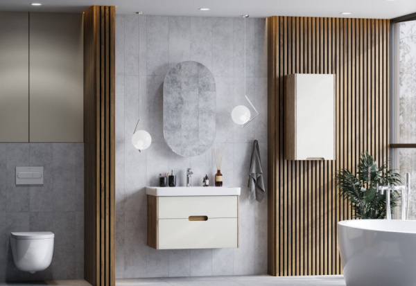 Тумба с раковиной Aquaton Оливия 90 1A2831K0OLVG0