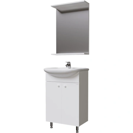 Зеркало 52x70 см белый глянец Grossman Крит-Эко 205002