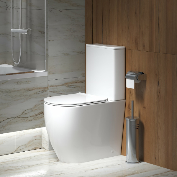 Унитаз напольный безободковый Grossman Style GR-4473S с сиденьем микролифт