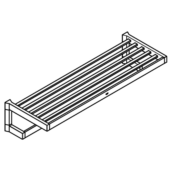 Полка для полотенец Grohe Selection Cube 40804 000 (40804000) хром  Полка для полотенец Grohe Selection Cube 40804 000 (40804000) хром
