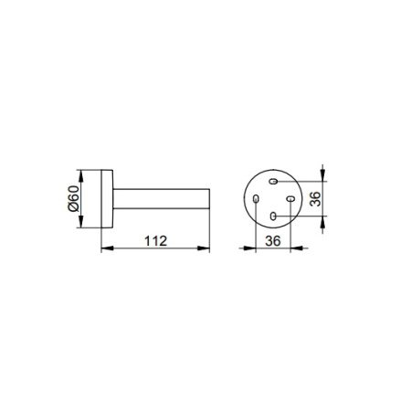 Держатель запасного рулона Keuco Edition 90 19063010000