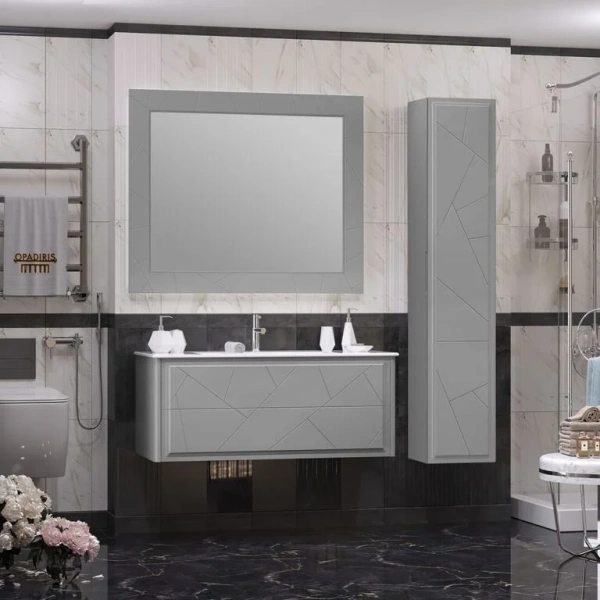 Зеркало Opadiris Луиджи 120 00-00007194  серый матовый